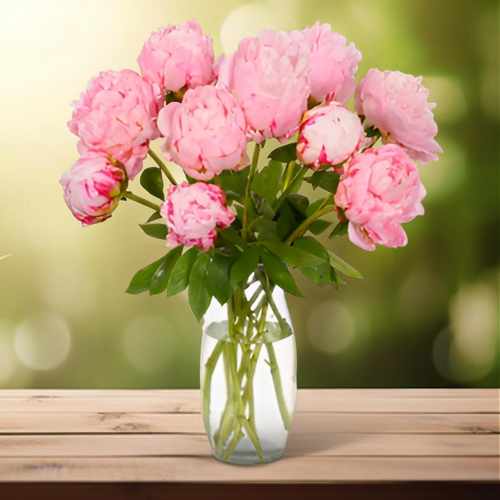 Beautiful Blooming Peony Arrangement