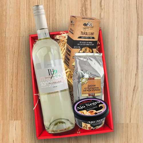 White Wine Afternoon Basket