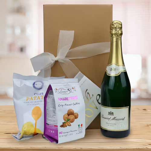 Sparkling Wine And Chocolates