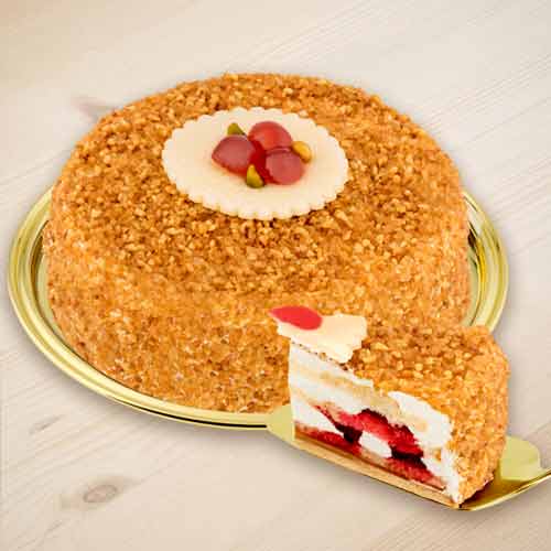 Hazelnut Brittle Cake
